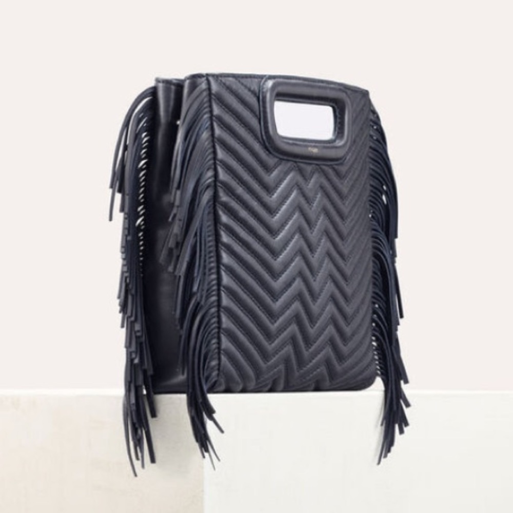 NWT Maje Quilted Leather M Bag - Picture 3 of 10